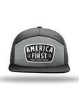 P.U.T. America First Black Patch 7 Panel Hats