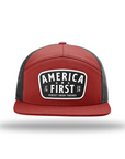 P.U.T. America First Black Patch 7 Panel Hats