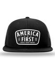 P.U.T. America First Black Patch Flatbill Hats