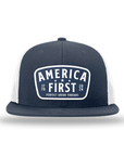 P.U.T. America First Navy Patch Flatbill Hats