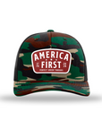 P.U.T. America First Red Patch Snapback Hats