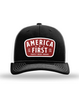 P.U.T. America First Red Patch Snapback Hats