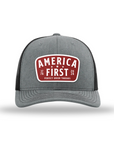 P.U.T. America First Red Patch Snapback Hats