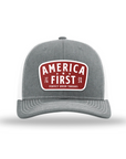 P.U.T. America First Red Patch Snapback Hats