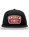 P.U.T. America First Red Patch Flatbill Hats