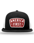P.U.T. America First Red Patch Flatbill Hats