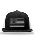 Very Bold American Flag Patch Flatbill Hat from Perfect Union, showcasing unapologetic patriotism with high-profile