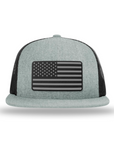 Bold American Flag Patch Flatbill Hat - Unapologetically