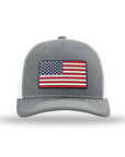 American Flag PVC Patch Snapback Hats