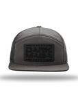 Dark MAGA Blackout PVC Patch 7 Panel Hats | Unapologetically American